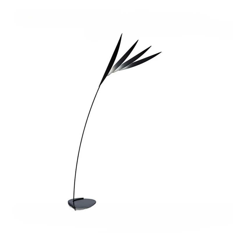 

Living room sofa, leaf floor lamp, hotel exhibition hall art lamp