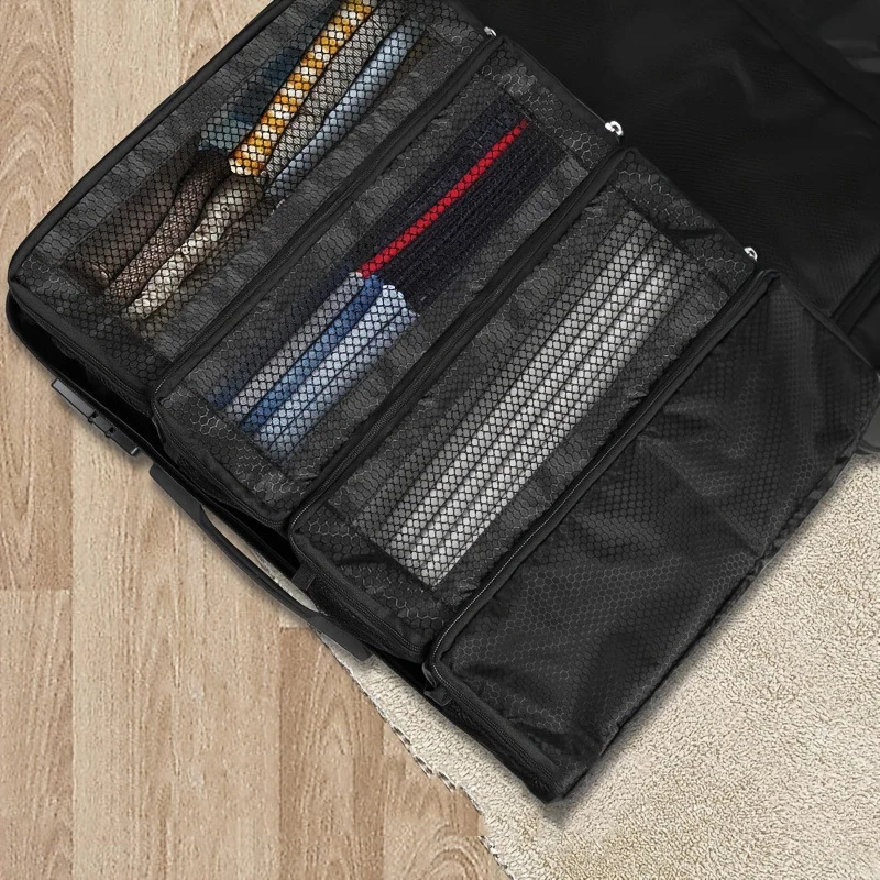 Organizer per Valigie, Organizzatore da Viaggio ad Alta Capacità, Scaffale Appendibile, Cubo per Imballaggio, Borse Pieghevoli per Armadio - immagine 3