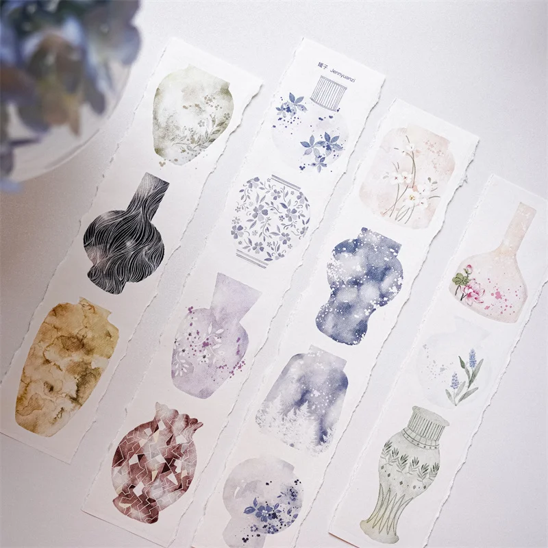 

Керамическая ваза Yuanzi, винтажные дневники, фотолента для домашних животных, наклейка «сделай сам», Маскировочная лента 5 см x 5 м