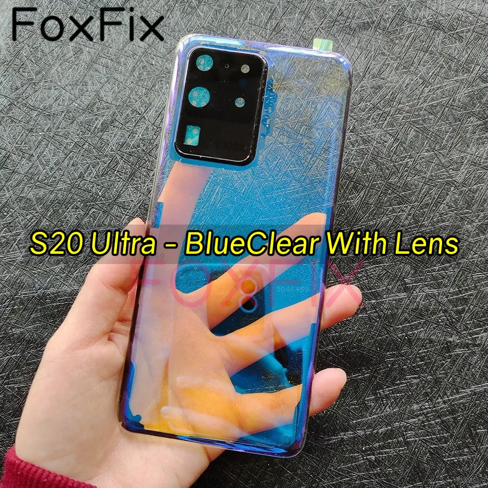 Back Glass Replacement S20 Plus Dark Blue Samsung :: Galaxy Repair - Main Image