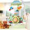 Cartoon Electric Simulate Driving Car Steering Wheel Baby Sounding Toys Kids Early Educational Stroller Driving Musical Toys 2