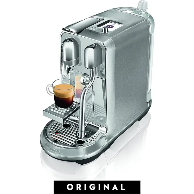 

Breville Nespresso Nespresso Creatista Plus Coffee Espresso Machine, Brushed Stainless Steel BNE800BSSUSC