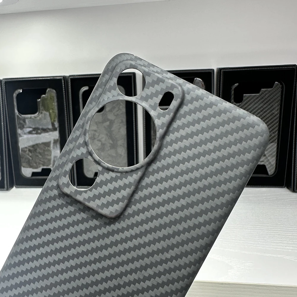 Ultra-Thin Carbon Fiber Cases For Huawei P60 PRO Aramid Fiber Matte Protective Business Shell For Huawei P60 P60Pro CASE Cover