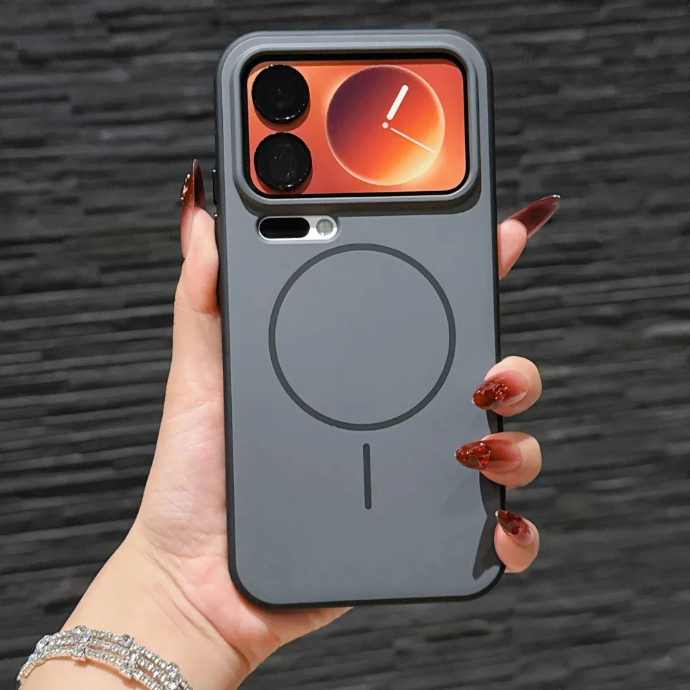 Luxury Ultra Thin Armor Magnetic Phone Case - Matte Glossy Finish