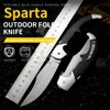 High quality multifunctional folding knife - survival knife for outdoor camping, hunting, and emergency situations, men's gift 1