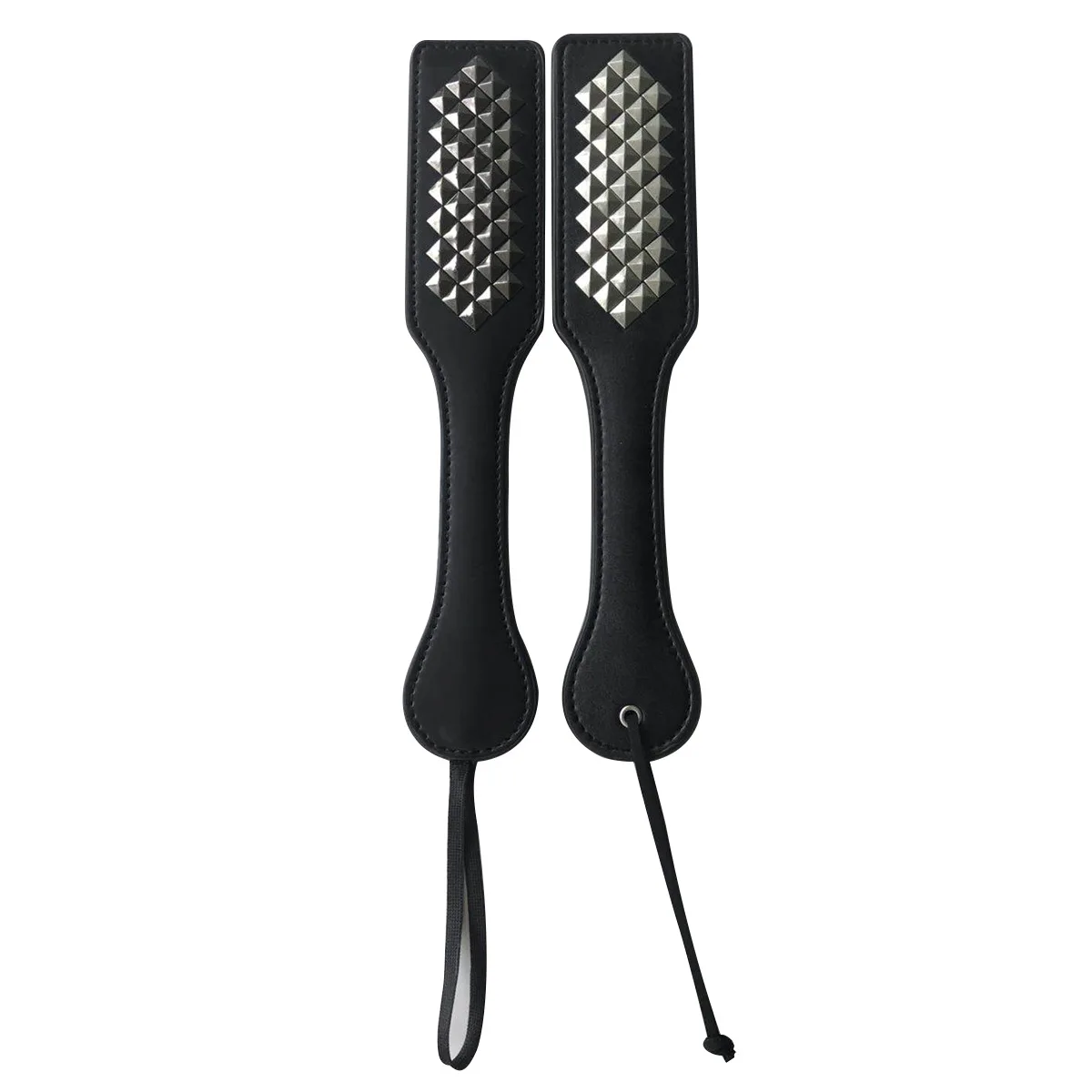 Leather Slapper Whip with Rivet for Horse Training Crop 2