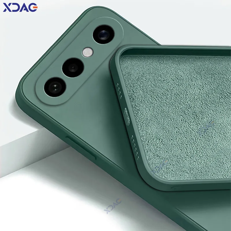 Enhanced Liquid Silicone Phone Case - Soft Protective and Anti-Drop Cover