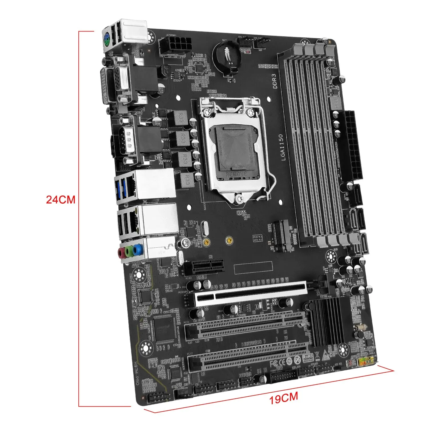 MACHINIST H97M PRO LGA 1150 마더보드, M-ATX 지지대, DDR3 RAM, 인텔 - 티몬