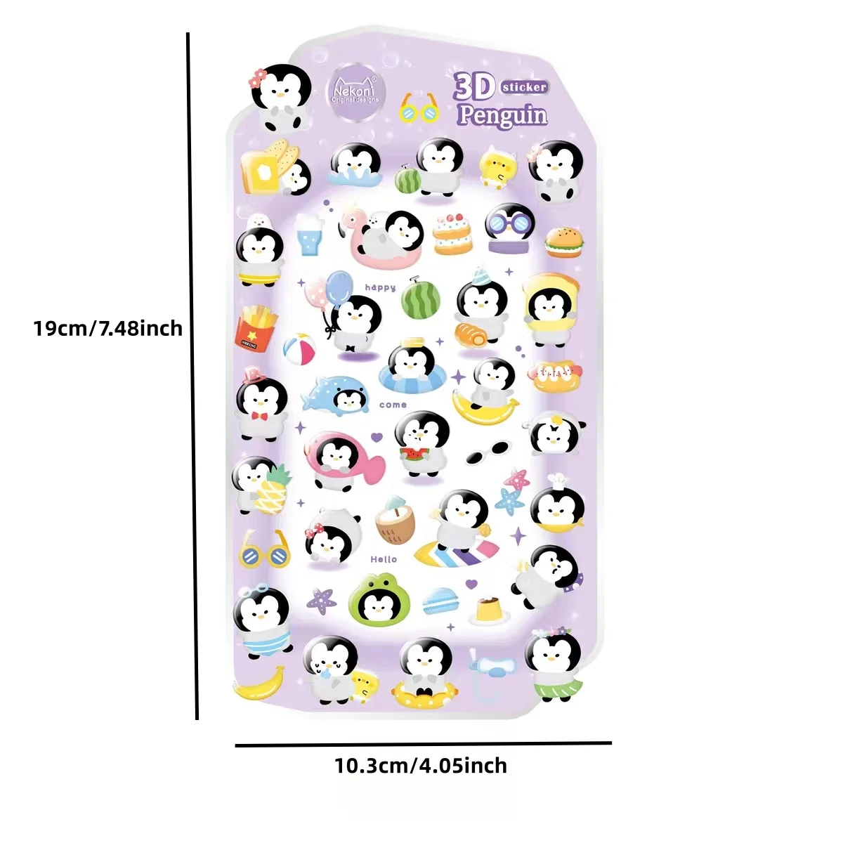 Meafeng Dieren Puffy Stickers voor Kids 52 Vellen 3D Stickers Pack voor kinderen ouder dan 1100 Stickers voor jongens meisjes en peuters, inclusief dieren vlinder dinosaurus oceaan leven