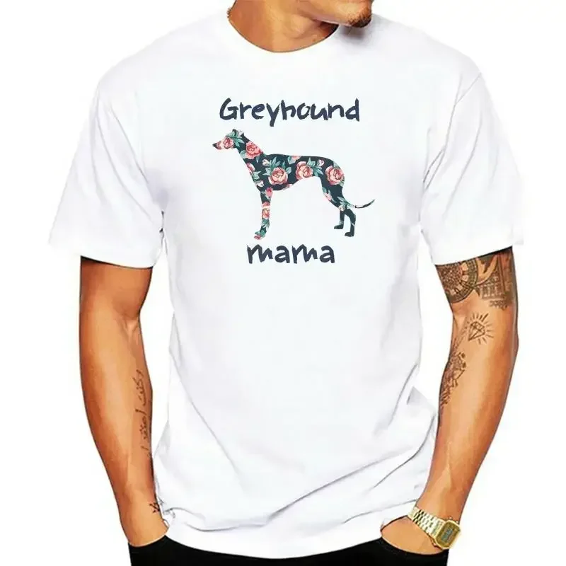 

harajuku 2024 Hot Sale Greyhound Mama Flower Floral Shirt-men's T-Shirt graphic t shirts men clothing anime clothes oversized
