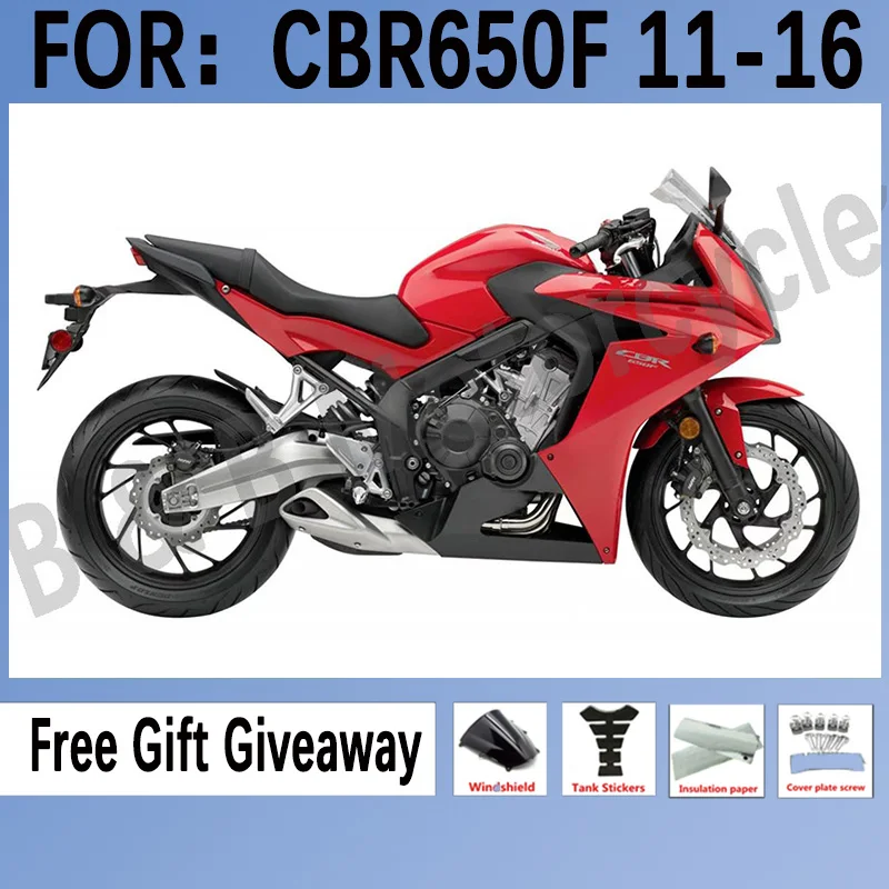 

New ABS Motorcycle Injection Full Fairings Kit Fit for Honda CBR650F 11 12 13 14 15 16 Bodywork Fairings Set Red