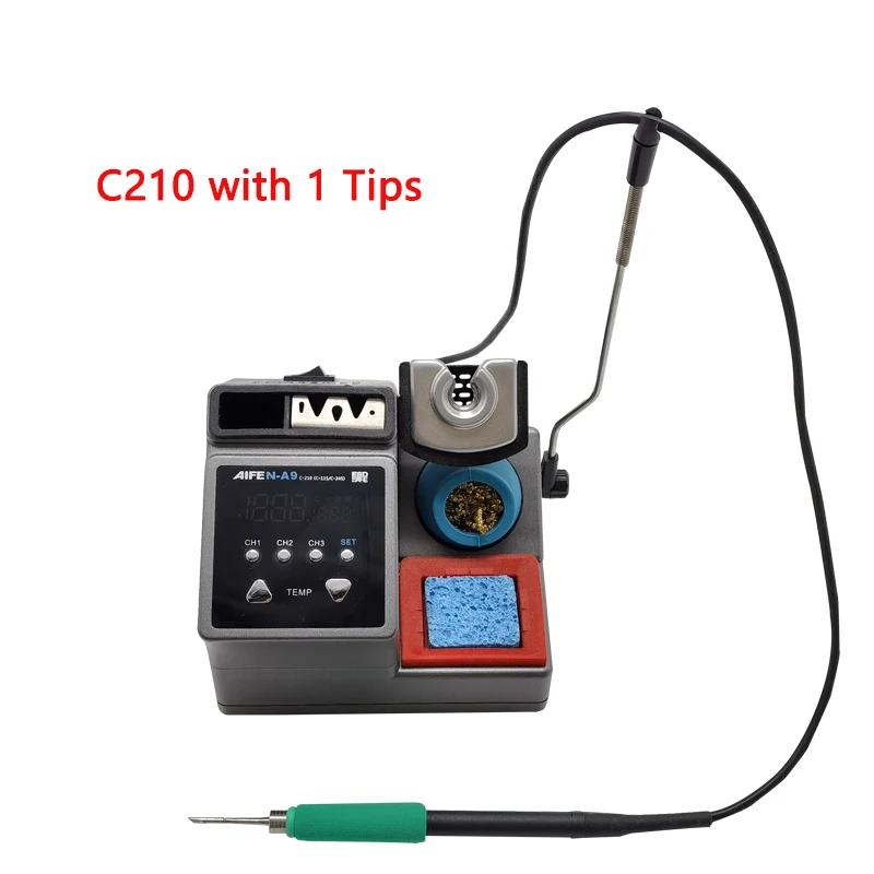 AIFEN A9 Soldering station Compatible JBC Soldering iron Tips C210 C245 C115 Handle Soldering and rework station Electronic tool soldering irons & stations Welding Equipment