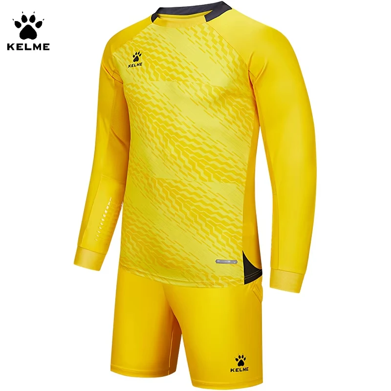 Kelme Goalkeeper Goalkeeper Clothing Set Football Equipment Long Sleeve Football Clothing Adult Running