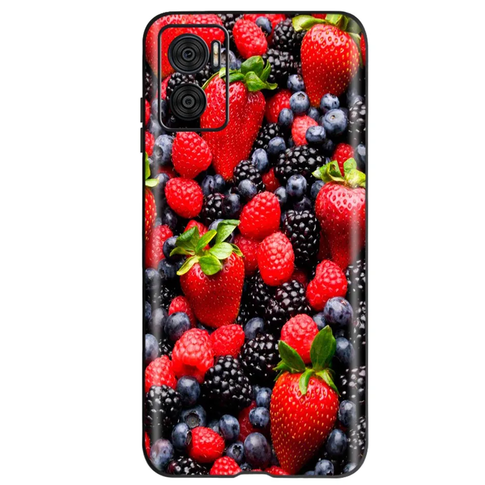 Elegant Flower Butterfly Soft Phone Case for Motorola Moto E Series