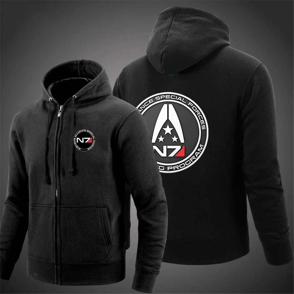 Men's Long Sleeve Casual Hoodie with Drawstring