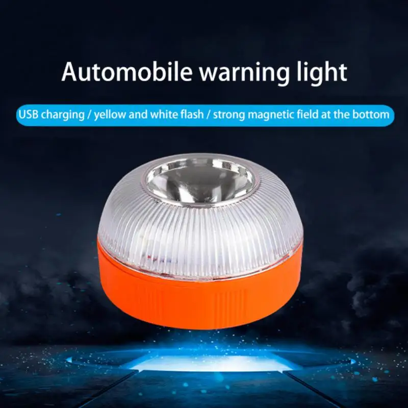 Spain Car Emergency Light V16 Homologated Dgt Approved Car Emergency Beacon Light Rechargeable Magnetic Induction Strobe Car Strobe Light