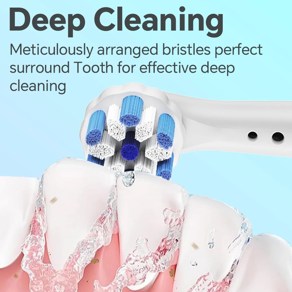 Compatible with Oral B iO Electric Toothbrush Replacement Brush Heads, Toothbrush Head Refills for iO 2 3 4 5 6 7 8 9 10 Series
