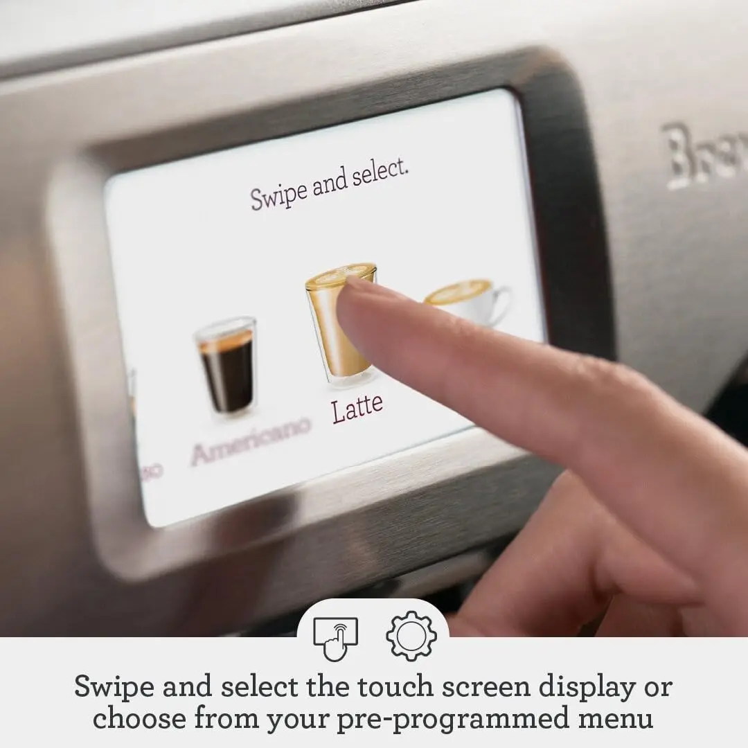Barista Touch Espresso Machine Grinder Auto Milk Frother Espresso Maker Touchscreen Seconds Heat Up