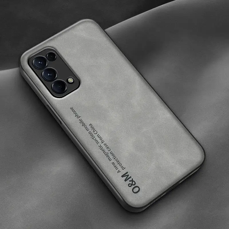 Luxury Magnetic Leather Phone Case with Built-in Magnet and Soft Cover