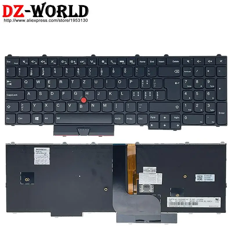 Teclado Retroiluminado para o Portátil de Lenovo Thinkpad P50 P70 P51 P71 dk é cz de ch Ndc sk si hu Não pt bg nl ee - Imagem 4