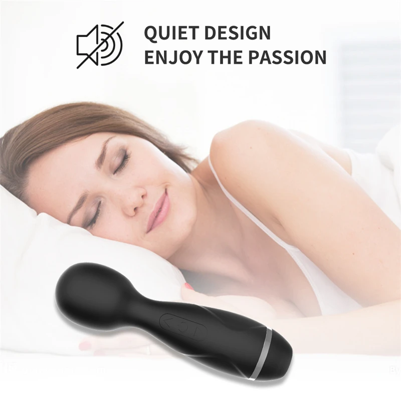 New Female Masturbator 8 Modes Powerful AV Wand Vibrator Clitoral G-spot Vibrator Magnetic Rechargeable Massager Adult Sex Toys