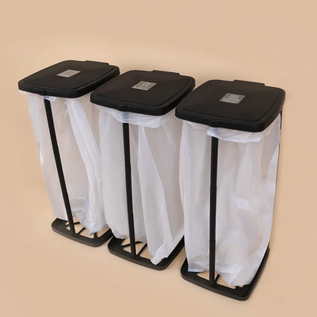 Frame mobile separation box, garbage bin, large capacity separation collect box 48L for recycling separation 2