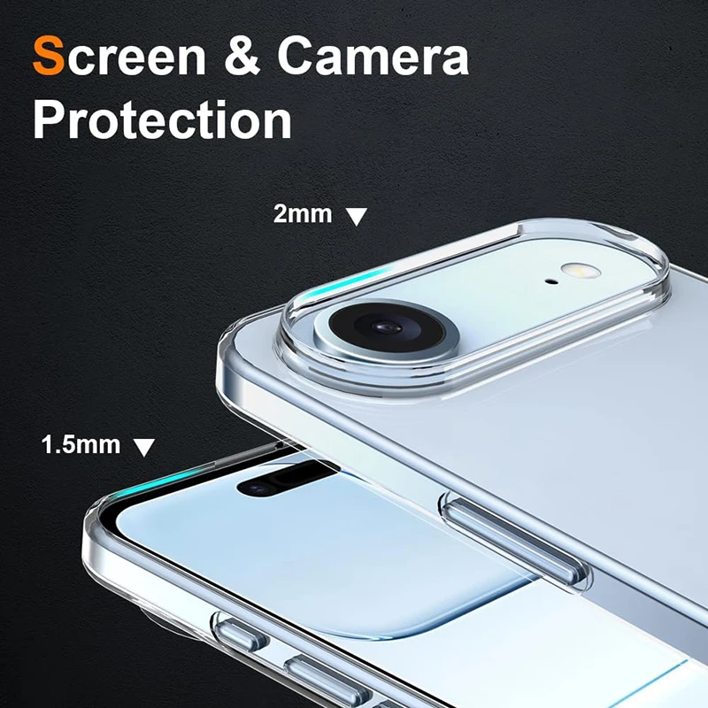 Ultra Thin Luxury Transparent Soft TPU Silicone Case - Clear Protective Back Cover