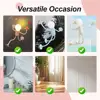 Changeable Shape Funny Sportsman Night Light Button Battery Desk Lamp For Bedroom Bathroom Hallway Kitchen Christmas Decorations 2