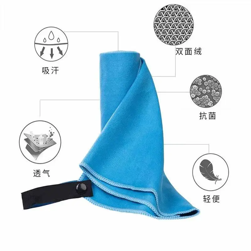 Quick drying towel Sports towel Ultra-fine fibers Running Yoga Gym Fitness Basketball Outdoor camping Hiking Beach
