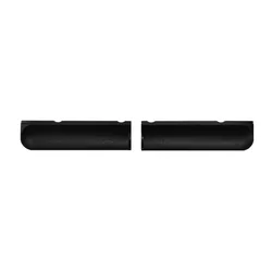Enhanced Laptop LCD Back Cover Set - Front Bezel, Hinges, Rear Lid, and Top Case - Other (Black H cover)