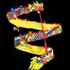1M/2M LED Luminous Dragon Dance Ribbon Playing Dragons Children's Props Hand Dance Fitness Swing Lantern Wulong Lion Head 3