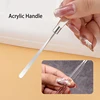 1Pc Acrylic Nail Art Stirring Rod Mixing Spatula Liquid Foundation Color Gel Powder Mixing Stick Scraper Makeup Tools 5