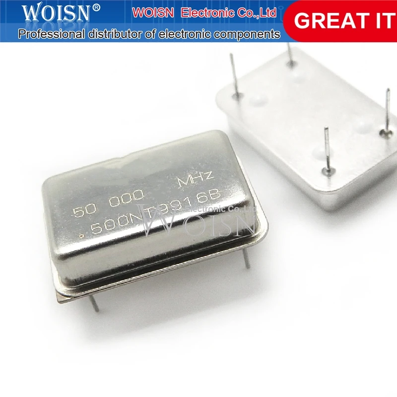 Rectangular in-line active crystal oscillator 50M 50MHZ 50.000MHZ DIP-4 1