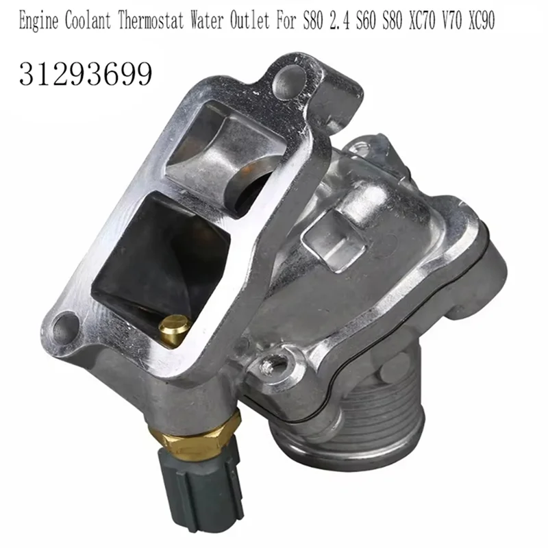 Hot Selling-Thermostat Housing Engine Coolant Thermostat For Volvo S80 S60  V70 Thermostat 31293699 Thermostat Housing Water Outl - AliExpress 34 カーアクセサリー Compatible With Volvo S60 S80 XC70 V70 XC90 サーモスタット 31293