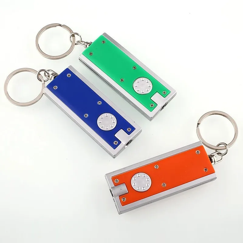 Mini LED Keychain Flashlight Key Chain Keyring Light Lamp Torch Search Outdoor Astigmatism Light Led Flashlight