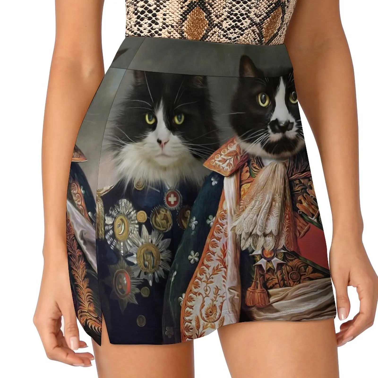 

Cat Portrait - Michael and Hero Light proof trouser skirt summer outfits for women 2024 women's stylish skirts new in clothes