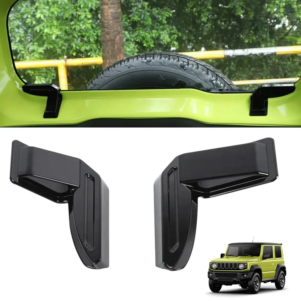 Neue Heiße 2PCS Schwarz ABS Heckscheibe Heizung Draht Schutz Abdeckung Für Suzuki Jimny Sierra JB64 JB74 2019 2020 Demister Abdeckung – Detail 1