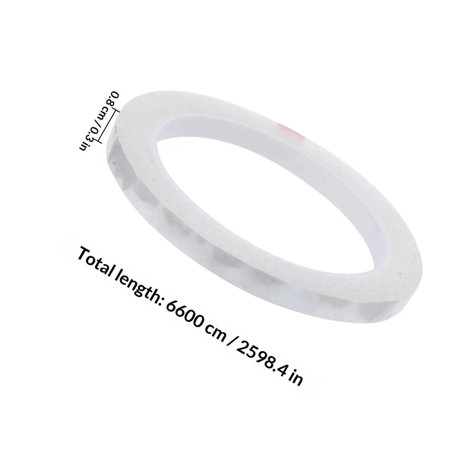 6 롤 투명 꽃 테이프 꽃다발 만들기를위한 프리미엄 유연한 줄기 포장 테이프 웨딩 DIY 꽃꽂이 꽃집