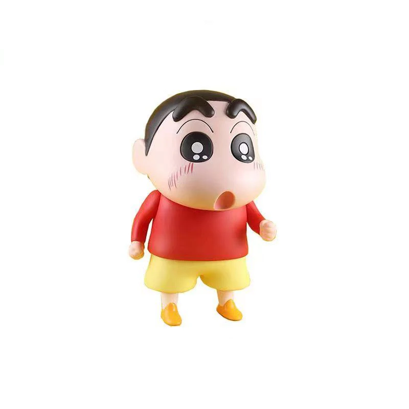 Anime Toys Crayon Shin-chan Action Figure Dinosaur Action Kamen Collection GUNDAM Condom Robot Doll Nowara Shnnosuke Model Gifts