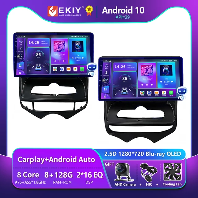 EKIY T900 현대 iX20 2010-2023 차량용 스테레오 멀티미디어 플레이어용 안드로이드 올인원 자동차 무선 내비게이션 GPS Carplay No 2 Din DVD 오디오 장치