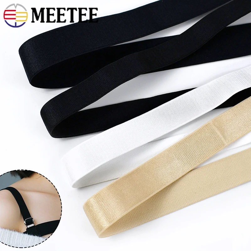 Durable Nylon Elastic Bra Straps - Versatile Sewing Accessory for Underwear and Shoulder Support