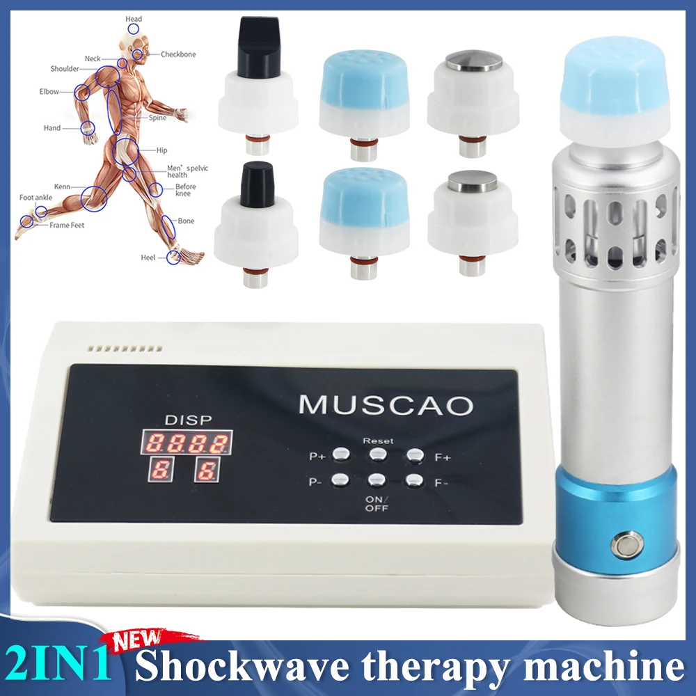 

Professional Shock Wave Relaxation Massager 2024 New Pain Relief ED Treatment 2 IN 1 Shockwave Therapy Machine Chiropractic Neck