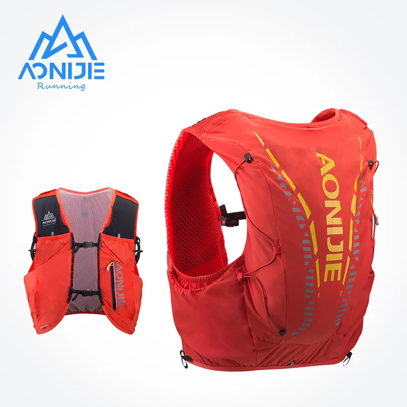 AONIJIE C962 Advanced Skin 12L Hydration Backpack Pack Bag Vest Soft Water Bladder Flask for Hiking Trail Running Marathon Race