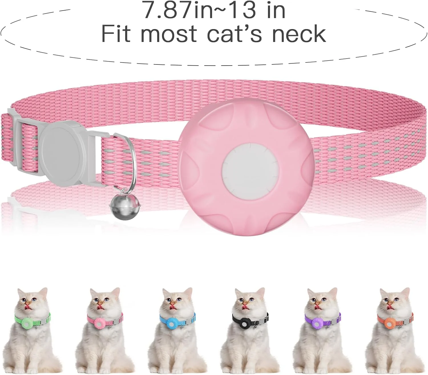 HONGTOP Cat Chain Tracker GPS Anti-Loss Pet Safety Device Waterproof - Image 6