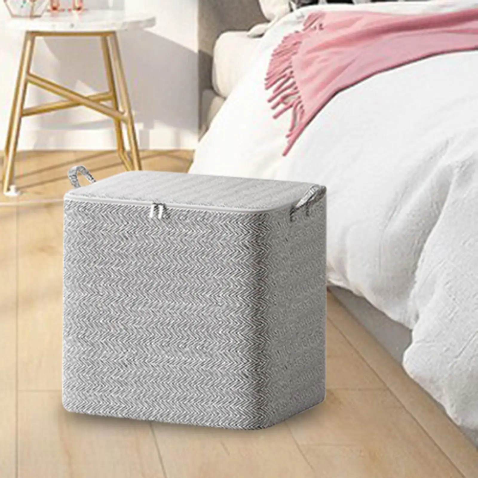 Foldable Closet Organizer Handbag Suitcase Toiletry Portable Wardrobe Storage Organiser for Socks Pillows Shoes Blanket Clothing