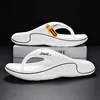 2024 Summer New Men's Flip Flops Indoor Outdoor Beach Sandals Thick Soft Sole Bathroom Slides Shoes Man Non-slip Home Slippers 3