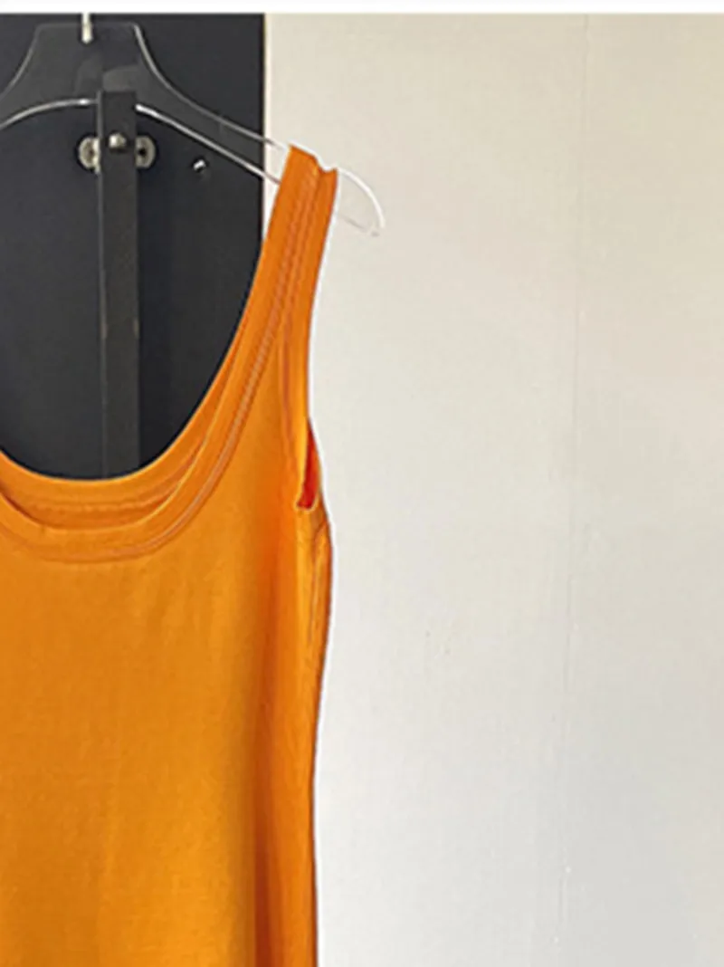 Women-U-Neck-Knitted-Tank-Dress-Hem-Tassels-Sleeveless-Fashion ...