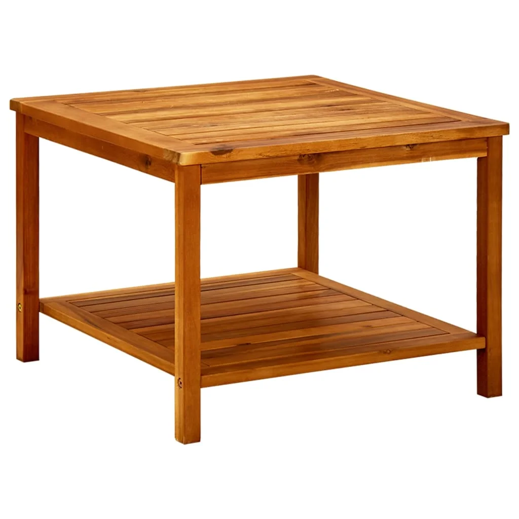 Coffee Table, Solid Acacia Wood Tea Table, Livingroom Furniture 60x60x45 cm knotty pine wood veneers size 250x20 cm table veneer flooring furniture natural material bedroom chair table skin