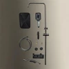 1 Piece Bathroom Wall Mounted Shower Set Multifunctional Practical Shower Kit Four Outlet Adjustable Water Pressure Temperature 5