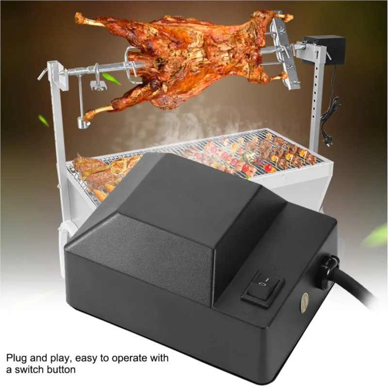 Barbecue Motor Barbecue Motor Rotator Electric BBQ Roast Rotisserie Grill Rotator Tool Grill 220V EU Plug